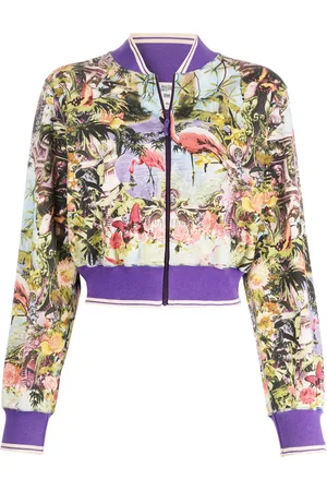Jean Paul Gaultier 2000s printed lightweight bomber jacket