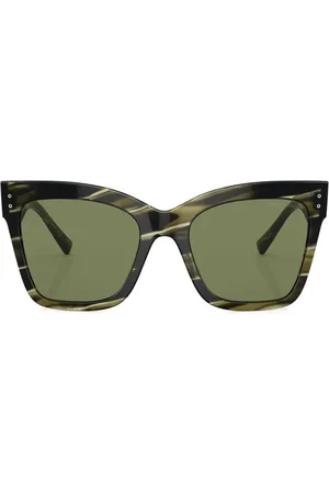 Giorgio Armani Logo-print square-frame sunglasses