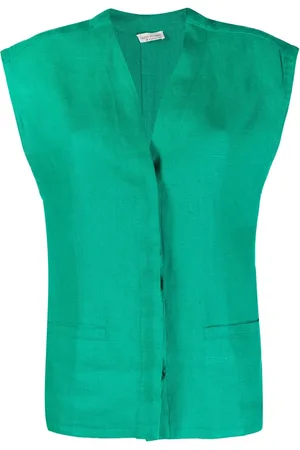 VERSACE 1970s V-neck vest