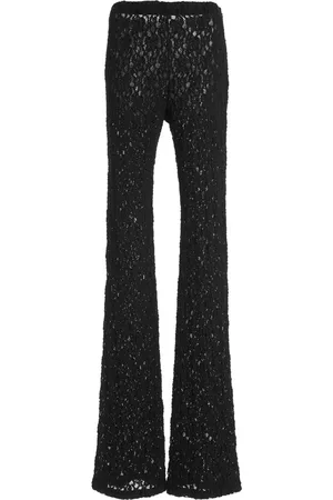 Chloé Lace-knit flared trousers