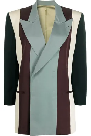 Jean Paul Gaultier 1994 colour-block striped blazer