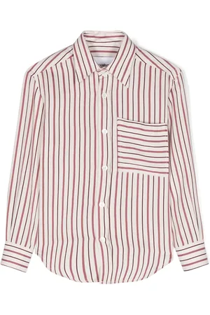 COSTUMEIN Classic-collar striped shirt