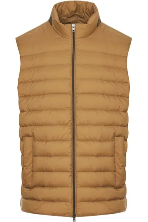 HERNO Logo-print padded gilet