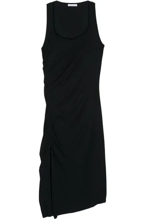 Patrizia Pepe Ruched-detail midi dress