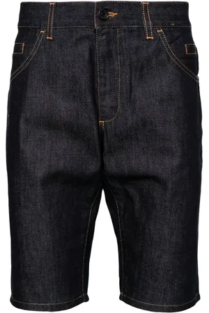 Dolce & Gabbana Contrast-stitch denim shorts