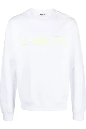 Lanvin Logo-embroidered cotton sweatshirt