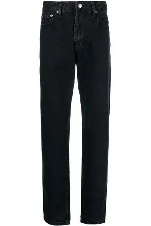 Calvin Klein Mid-rise straight-leg jeans