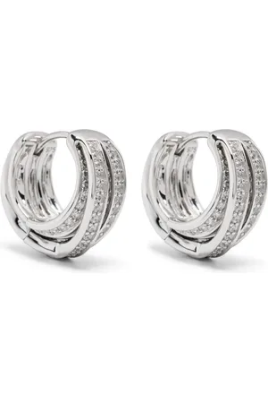 TOM WOOD Orb huggie earrings