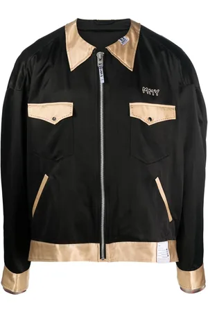 Maison Mihara Yasuhiro Colour-block bomber jacket
