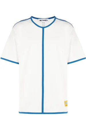 SUNNEI Colour-block short-sleeve cotton T-shirt