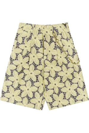 SONG FOR THE MUTE Floral-pattern " " shorts