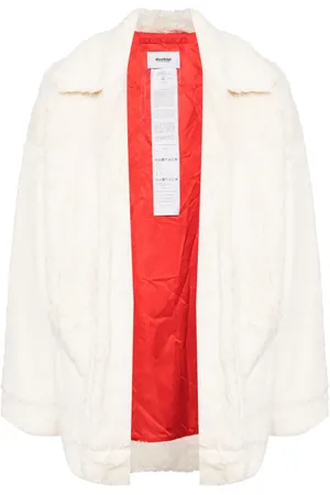 DOUBLET Hand-painted faux-fur jacket
