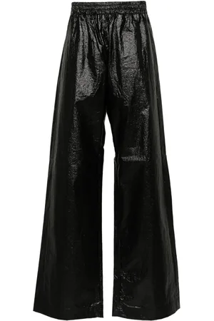 WALTER VAN BEIRENDONCK Embroidered-logo trousers