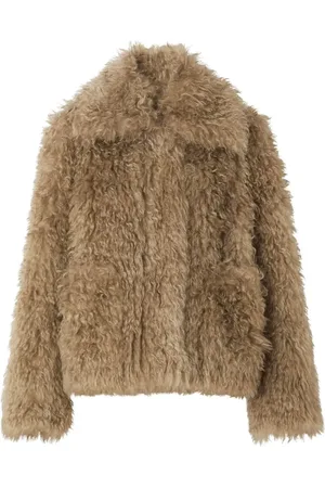 Burberry Mohair-blend oversized jacket