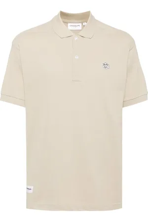 Chocoolate Logo-patch cotton polo shirt