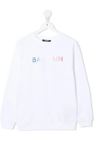 Balmain Logo-print crew neck sweatshirt