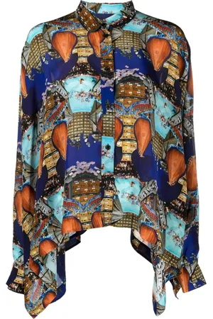 HENRIK VIBSKOV Square collage-print shirt