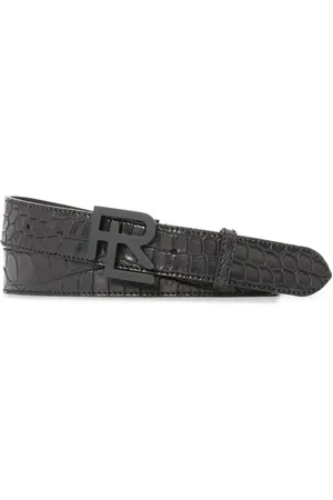 Ralph Lauren Logo-buckle leather belt