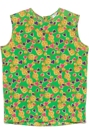Saint Laurent Earrings-print top