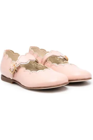 GALLUCCI Buckled ballerina shoes