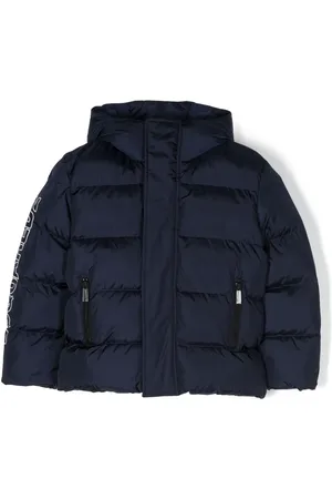 Dsquared2 Logo-print padded hooded jacket