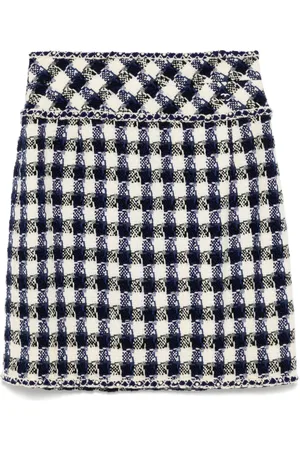 CHANEL 2006 checked skirt