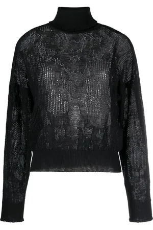 Twin-Set Roll-neck knitted top