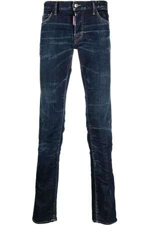 Dsquared2 Logo-patch skinny-cut jeans