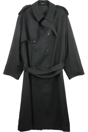 YOHJI YAMAMOTO K-Chin Flap trench coat