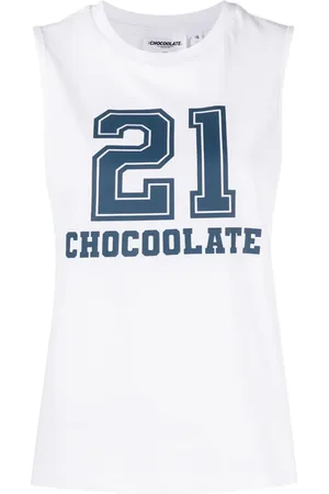 Chocoolate Graphic logo-print tank top