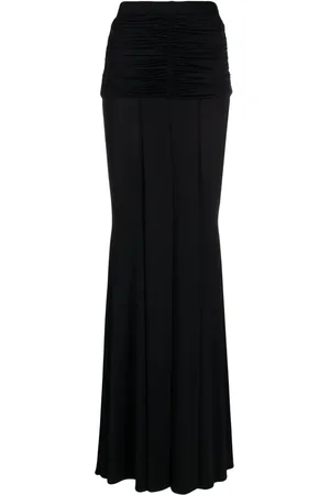GEMY MAALOUF High-waisted ruched skirt