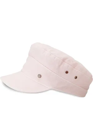 Le Mont St Michel Romy eyelet-detail cotton cap