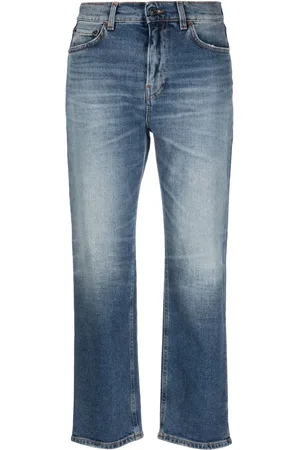haikure Straight-leg cropped jeans