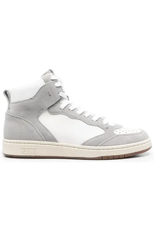 Ralph Lauren Court hi-top suede sneakers