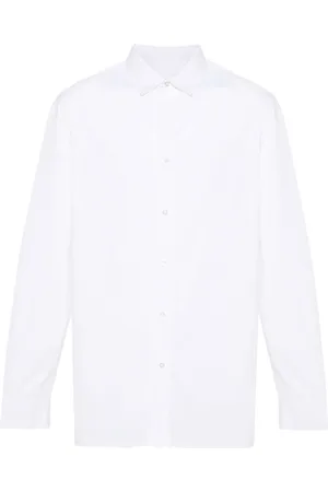 Jil Sander Spread-collar poplin shirt