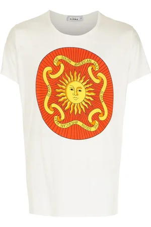 AMIR SLAMA Sun-print cotton T-shirt