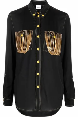 Burberry Chain pocket detail shirt