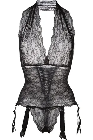 Renaud Floral lace patterned bodysuit