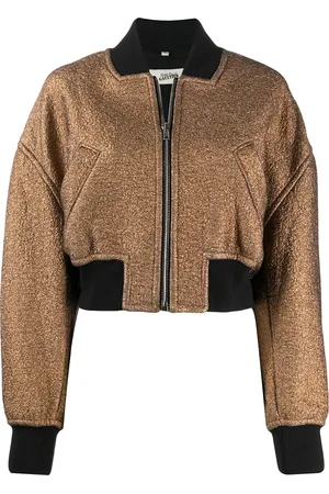 Jean Paul Gaultier 2000s golden bomber jacket