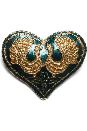 Saint Laurent Heart brooch
