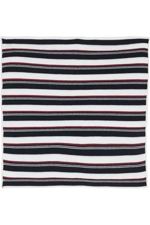 Barrie Striped knitted scarf
