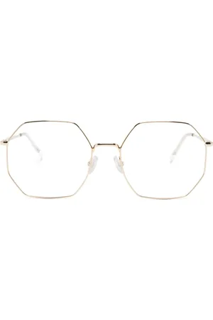 Isabel Marant Stainless-steel geometric-frame glasses