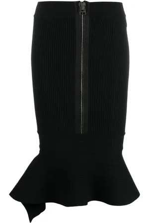 Tom Ford V-neck virgin wool midi dress