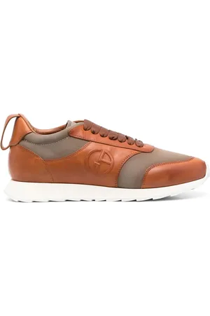 Giorgio Armani Panelled low-top sneakers