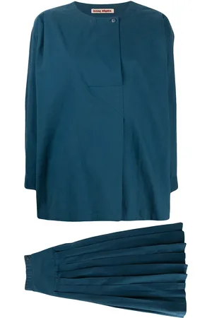 Issey Miyake 1970s blouse and skirt set