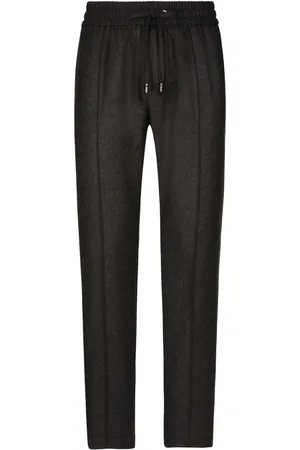 Dolce & Gabbana Straight-leg wool track pants