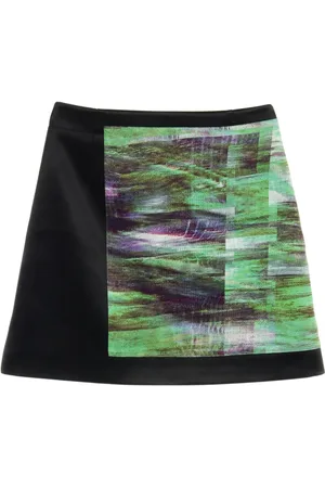 Alexander McQueen 2010s panelled mini skirt