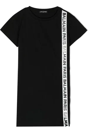 Balmain Logo-tape T-shirt dress