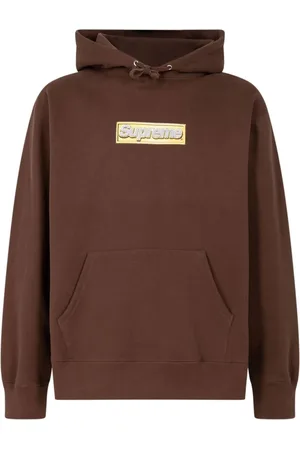 Supreme Bling Box Logo drawstring hoodie