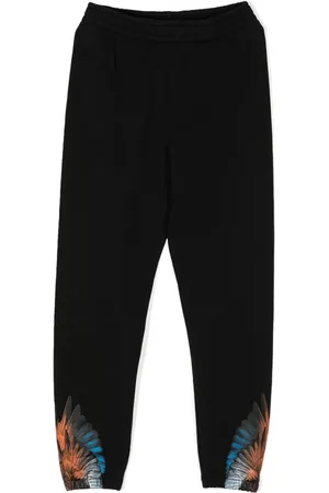MARCELO BURLON Wings-print track pants